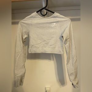 GYMSHARK Original Vital Seamless Long Sleeve Crop S